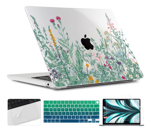 Twolskoo Funda Para Macbook Air M2 De 13.6 Pulgadas 2022 A26