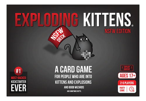 Juego De Mesa - Exploding Kittens - Nsfw Edition - Original