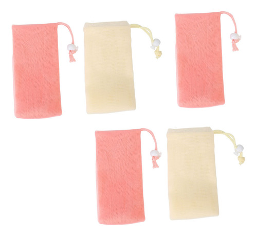 Bolsa De Jabón Foaming Net, 5 Unidades, De Malla Exfoliante