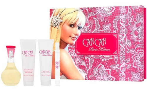 Set Perfume Paris Hilton Can Can 4pc.edp 100 Ml Dama