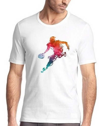 Polera Basketball Running Splash Básquetbol Unisex Calidad