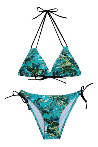 Bikini Traje De Baño Mujer Playa Conjunto Sexy Ajustable