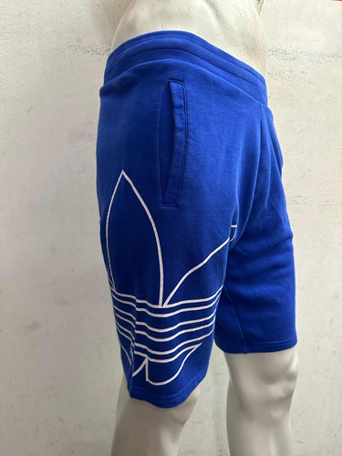 Bermuda De Algodón adidas Originals Big Logo Talle 14 Y