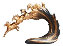 Comprar Estatua De Caballos De Resina Moderna, Figura De Escritorio,