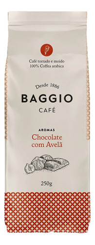 Baggio Café Aromatizado De Chocolate Avellana 250grs Molido