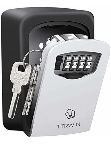 Caja De Seguridad Para Llaves Ttrwin 4 Digitos, Resistente.