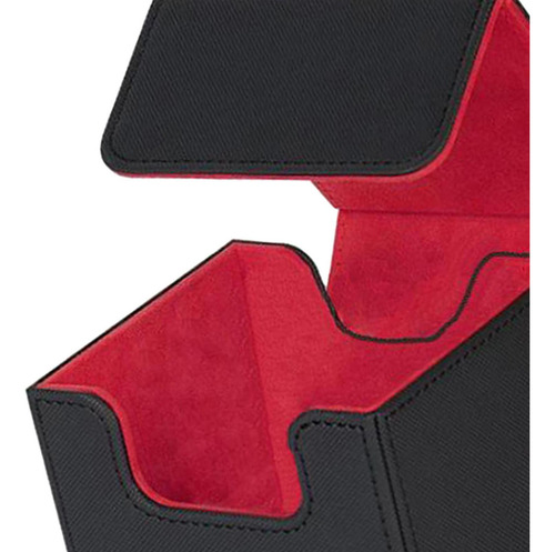 New Caja De Cartas For Más De 130 Cartas Estuche Rojo