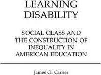 Libro Learning Disability : Social Class And The Construc...