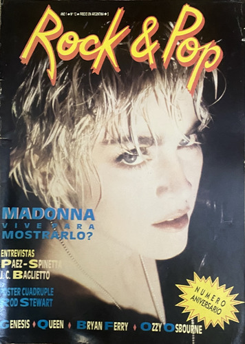 Rock Pop, Revista Nº 12 Madonna Páez Baglietto Queen, Ej2