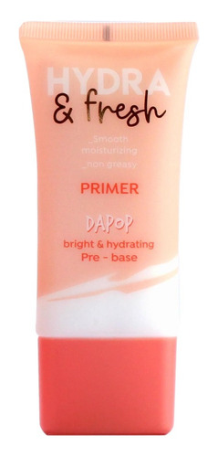 Dapop Primer Facial En Crema Hydra & Fresh Tono del primer Transparente