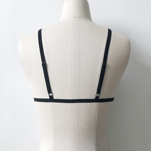 Sujetador Con Tiras Elásticas Halter Para Mujer