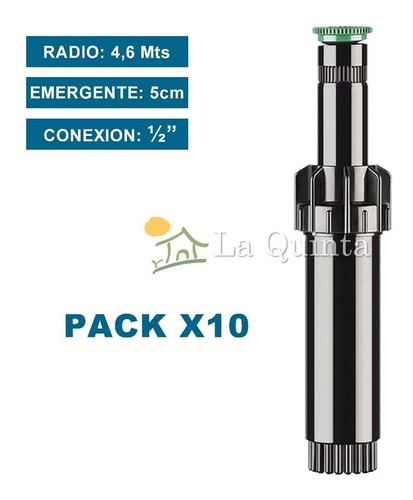 Imagen 4 de 4 de Tobera De Riego Hunter Psu-02 15a Pack X10