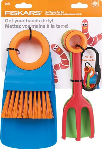 Fiskars® Kids Scratch Tool Set - Kids Gardening Set - 4 Pie