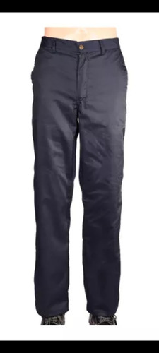 Pantalon De Vestir Azul De Hombre Trabajo