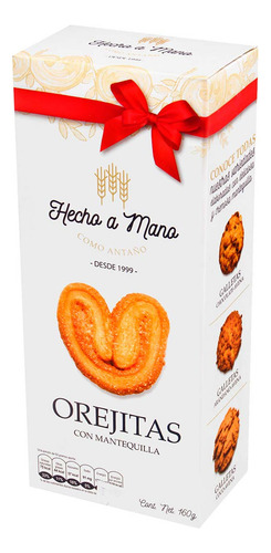 Galleta Hecho a Mano Orejitas 160g