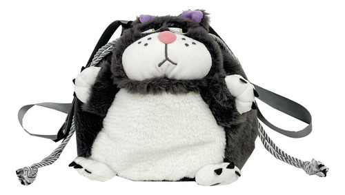 Peluche Lucifer Gato Juguete Bolsa Regalo Y Lentes Paraniños