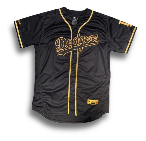 Imagen 1 de 2 de Camiseta Casaca Baseball Mlb Dodgers 50 Betts Golden Letters