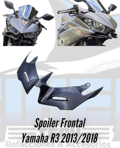 Aleron Spoiler Yamaha R3 2013/2018 Nuevo