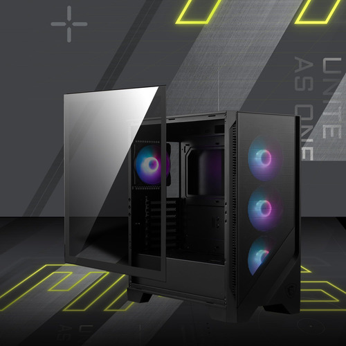 Funda Para Juegos Msi Mag Forge 321r Airflow Mid Tower Atx
