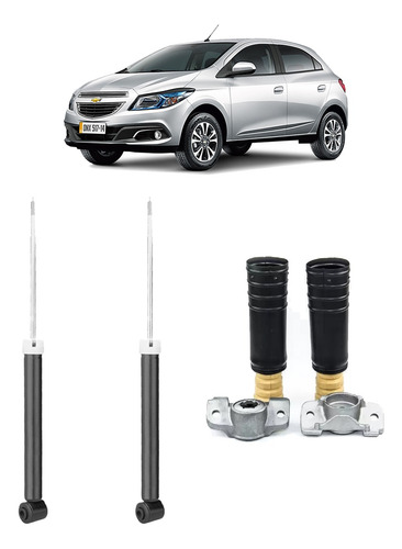 2 Amortecedores Traseiro + Kit Coxim Onix Ltz 1.4 Automático (Recondicionado)