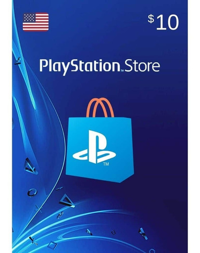 Imagen 1 de 1 de Tarjeta Playstation Psn Card 10$ Usa Entrega Inmediata