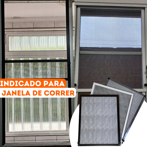 Tela Mosquiteira Removivel Pronta Para Colocar Na Janela