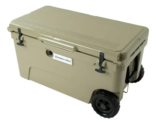 Cooler Box Refrigerador + Ruedas 70 Qt - Terra Force 66,2 L