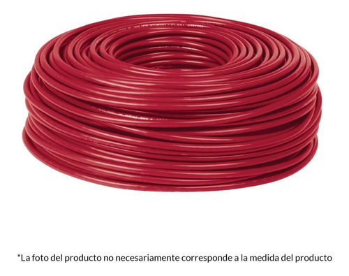 Cable Eléctrico Cal 12 Alucobre 100 M Rojo Volteck Cca-12r