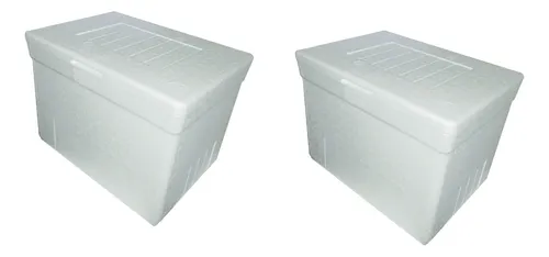 2x Caja De Plumavit - Caja Térmica 19lt / Aislapol