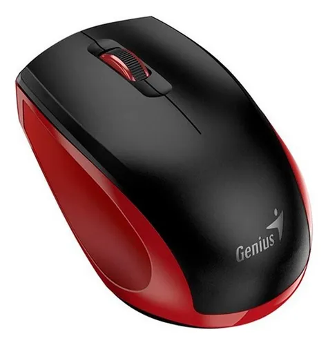 Mouse Genius Nx-8000s Rojo Inalambrico