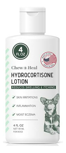 Loción Antiprurítica Para Perros Chew + Heal Labs - 4 Oz
