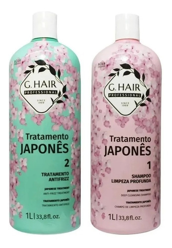 Ghair Profissional Tratamento Japonês Antifrizz 2x1000ml