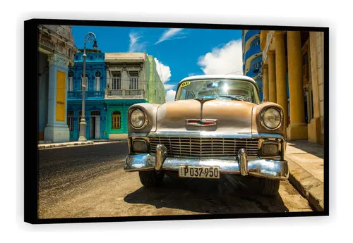 Quebra Cabeça 1000 Peças Carro Antigo Ruas De Cuba Caribe