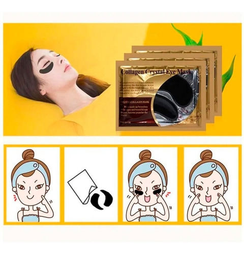 Imagen 10 de 10 de Set 30pz Parches Pilaten Colágeno Para Ojos Labios Full