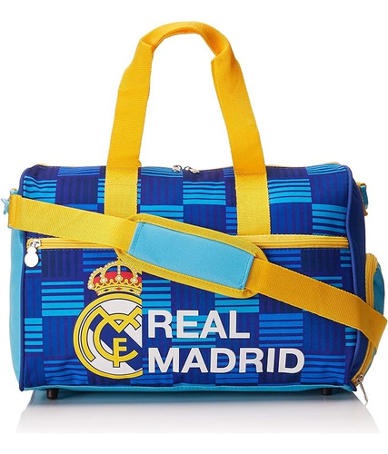 Maleta Deportiva Real Madrid Estampado Azul 126858 Ruz