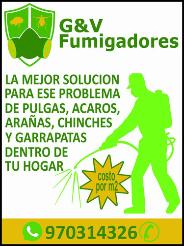 Fumigacion Contra Pulgas, Garrapatas, Piojo De Paloma Y Mas