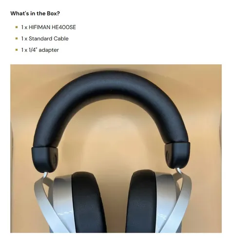 Fones De Ouvido Hifiman He400se Stealth Magnets Version Para