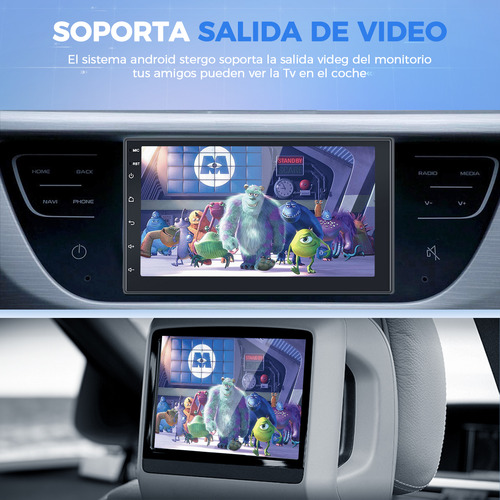 Autoestéreos Estéreo De Coche Gearelec 9210S Android 7 Pulgadas Wifi Carplay 2GB RAM 32GB ROM Bluetooth GPS RCA AUX Radio Soporta instalación de apps RDS Soporta la carga de teléfonos 1024x600