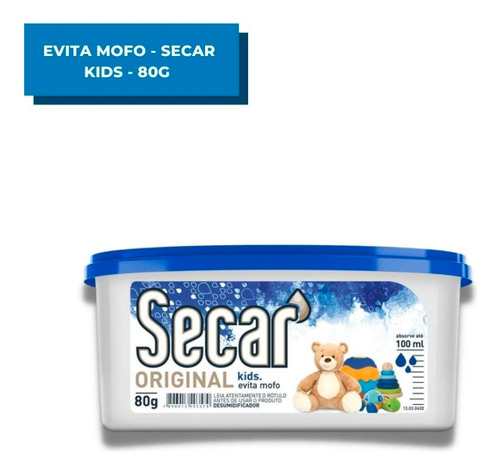 Evita Mofo Secar Kids 80g - Antimofo Desumidificador Secar
