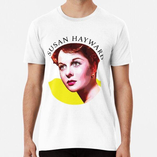 Remera Susan Hayward Actriz Algodon Premium