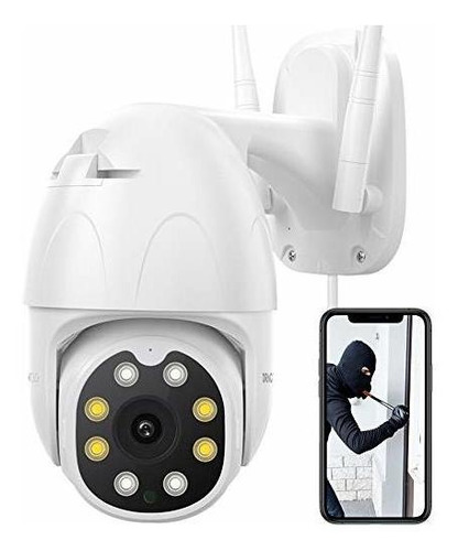 Camara Seguridad Od Acampar Hd Ptz Wifi Para Vigilancia