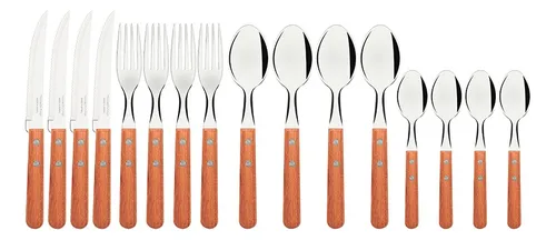 comprar Juego De Cubiertos Tramontina Con Mango De Acero Inoxidable