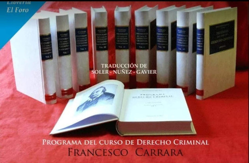 Carrara Programa  Derecho Criminal10 Ts Nuevo-completo