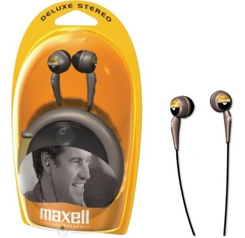 Auricular Maxell  Deluxe Stereo Ear Buds C/estuche  3.5 Plug