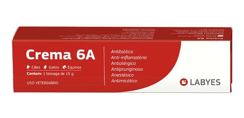 Crema 6a 15g Pomada Anti Micótico Inflamatória Alérgica