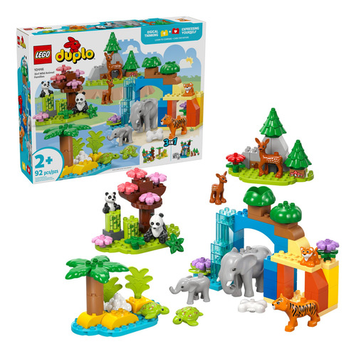 Set De Juego De Construcción Lego Duplo Town 3 En 1 Wild Ani