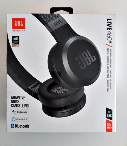 Auriculares Bluetooth Jbl Live 460nc Cancelación De Ruido