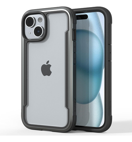Raptic Shield Para iPhone 15, Estuche Protector Transparente