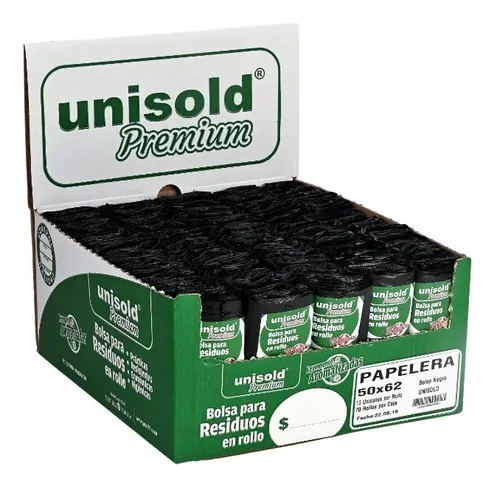 comprar Bolsas Para Residuos 50x62 Cms, Caja: 30 Rollos X 30 Bol Neg