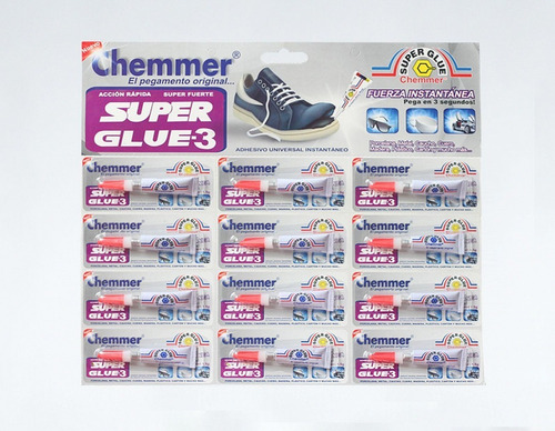 Pegamento Chemmer Pack De 12 Unidades Calidad